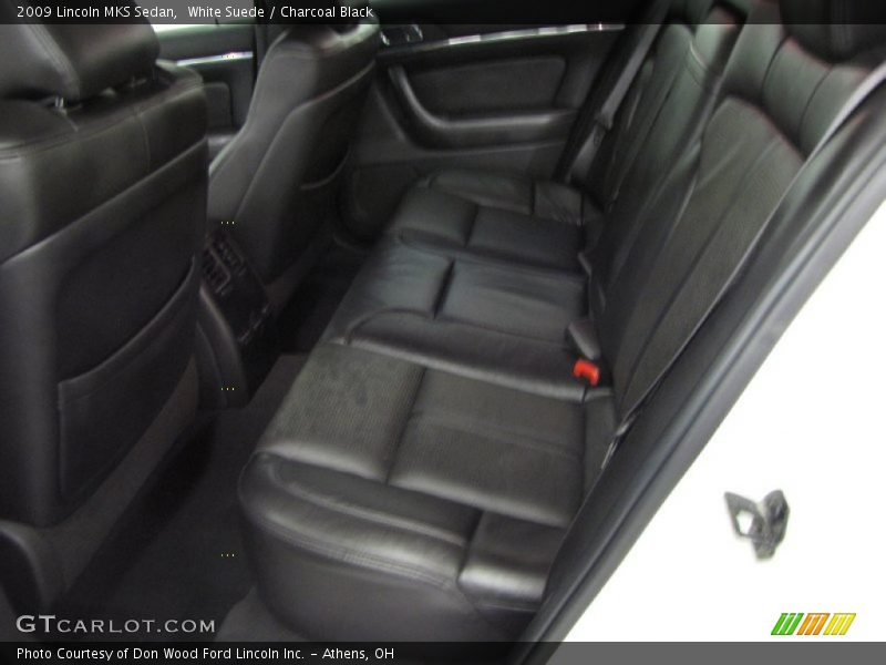 White Suede / Charcoal Black 2009 Lincoln MKS Sedan