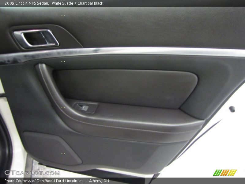 White Suede / Charcoal Black 2009 Lincoln MKS Sedan