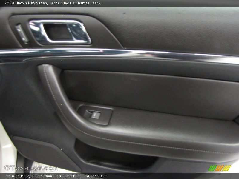 White Suede / Charcoal Black 2009 Lincoln MKS Sedan