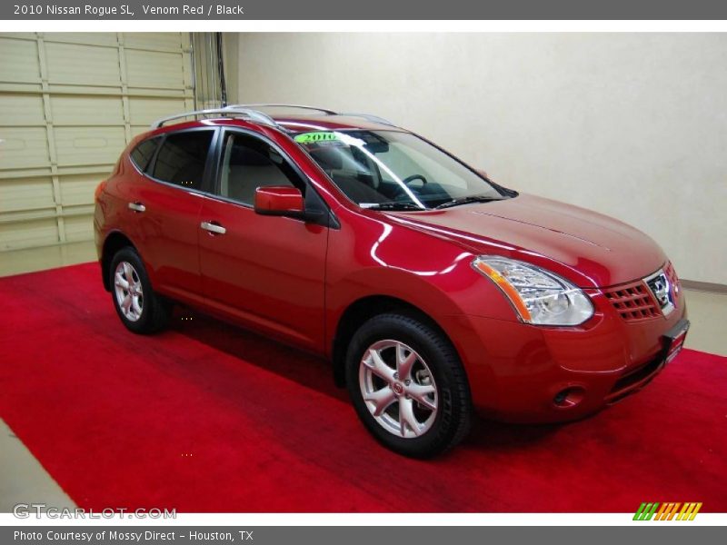 Venom Red / Black 2010 Nissan Rogue SL