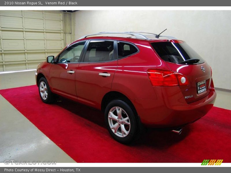 Venom Red / Black 2010 Nissan Rogue SL