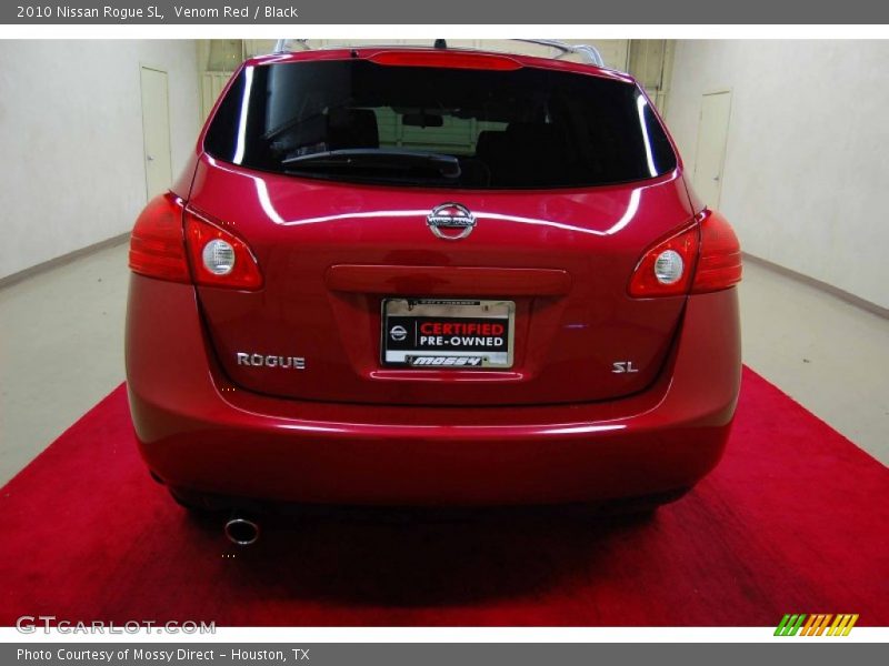 Venom Red / Black 2010 Nissan Rogue SL