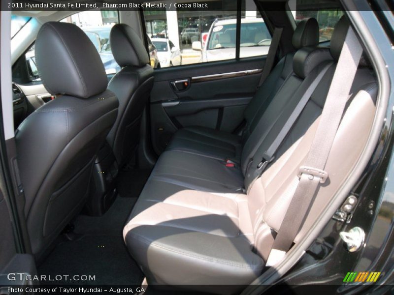Phantom Black Metallic / Cocoa Black 2011 Hyundai Santa Fe Limited