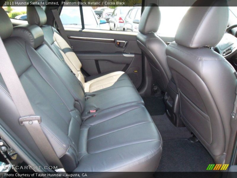 Phantom Black Metallic / Cocoa Black 2011 Hyundai Santa Fe Limited