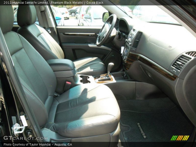 Phantom Black Metallic / Cocoa Black 2011 Hyundai Santa Fe Limited