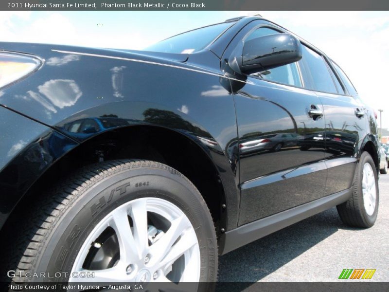 Phantom Black Metallic / Cocoa Black 2011 Hyundai Santa Fe Limited