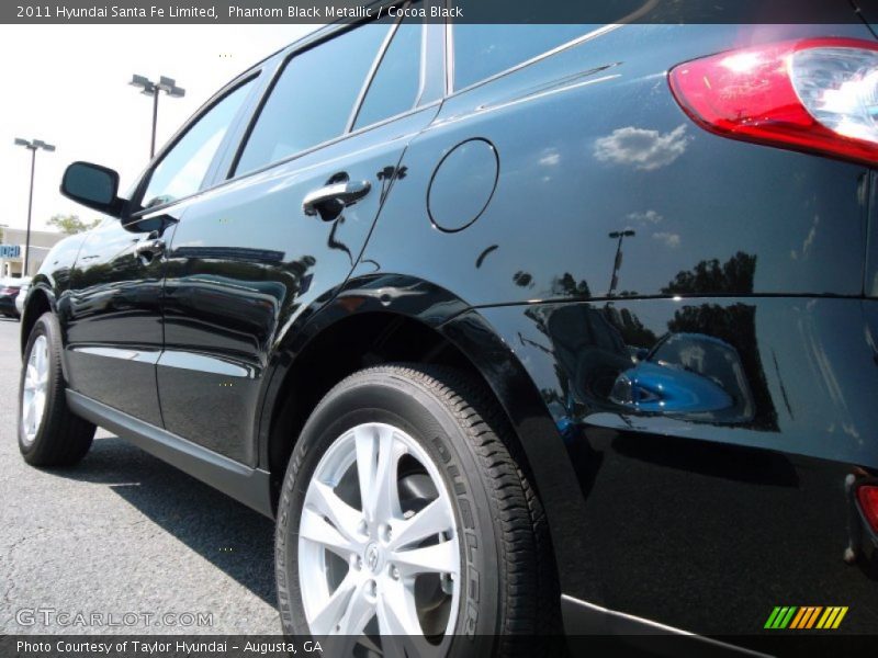 Phantom Black Metallic / Cocoa Black 2011 Hyundai Santa Fe Limited
