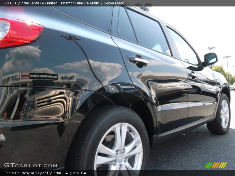 Phantom Black Metallic / Cocoa Black 2011 Hyundai Santa Fe Limited