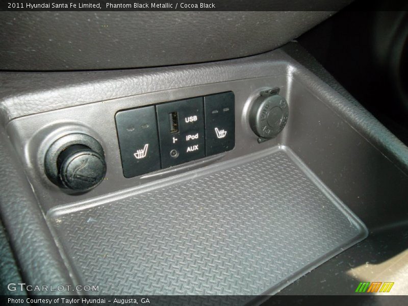 Phantom Black Metallic / Cocoa Black 2011 Hyundai Santa Fe Limited