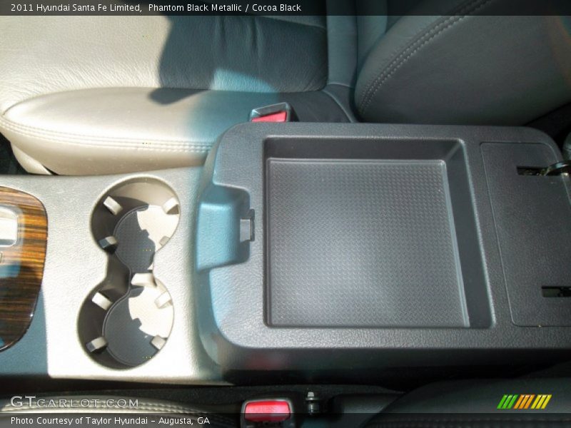 Phantom Black Metallic / Cocoa Black 2011 Hyundai Santa Fe Limited