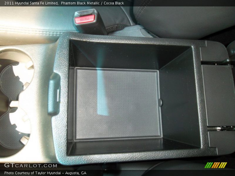 Phantom Black Metallic / Cocoa Black 2011 Hyundai Santa Fe Limited