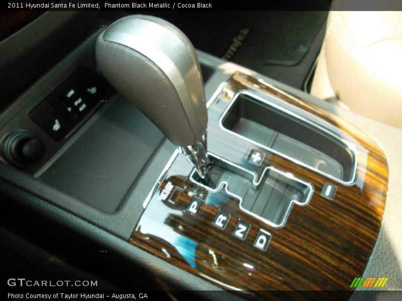 Phantom Black Metallic / Cocoa Black 2011 Hyundai Santa Fe Limited