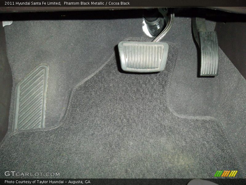 Phantom Black Metallic / Cocoa Black 2011 Hyundai Santa Fe Limited