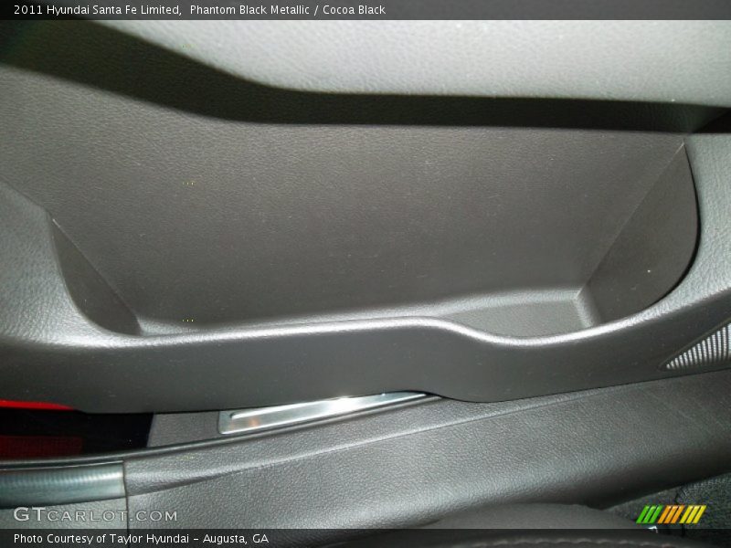Phantom Black Metallic / Cocoa Black 2011 Hyundai Santa Fe Limited