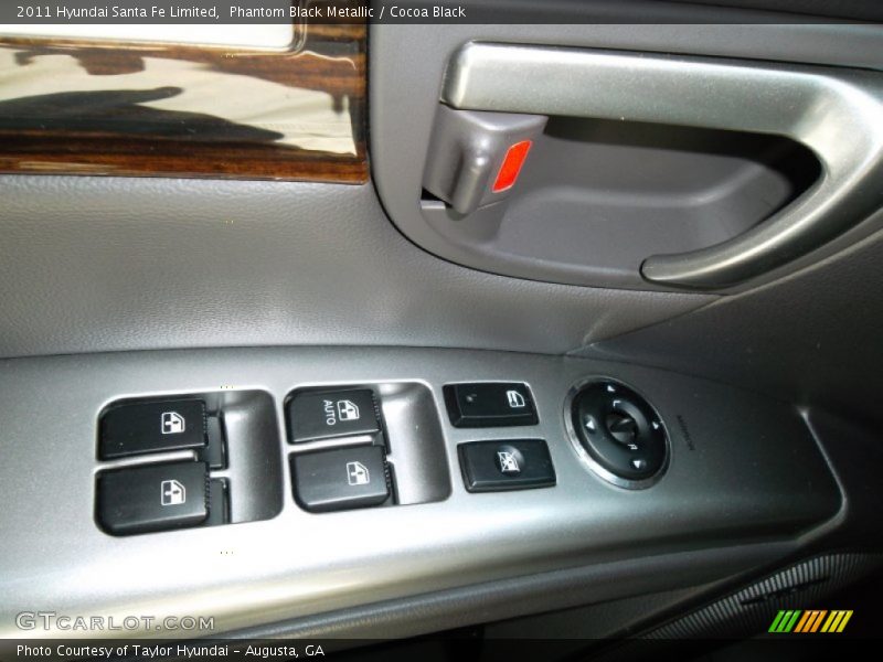 Phantom Black Metallic / Cocoa Black 2011 Hyundai Santa Fe Limited