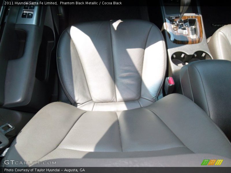 Phantom Black Metallic / Cocoa Black 2011 Hyundai Santa Fe Limited
