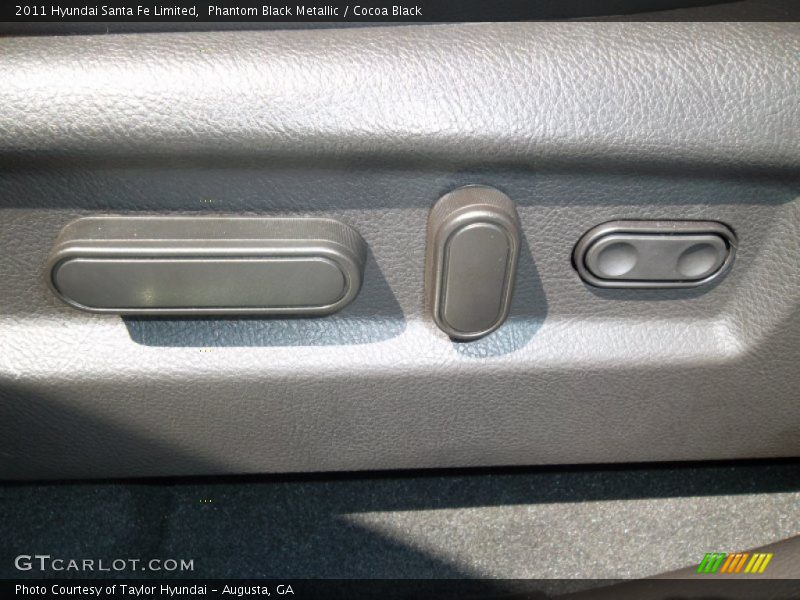 Phantom Black Metallic / Cocoa Black 2011 Hyundai Santa Fe Limited