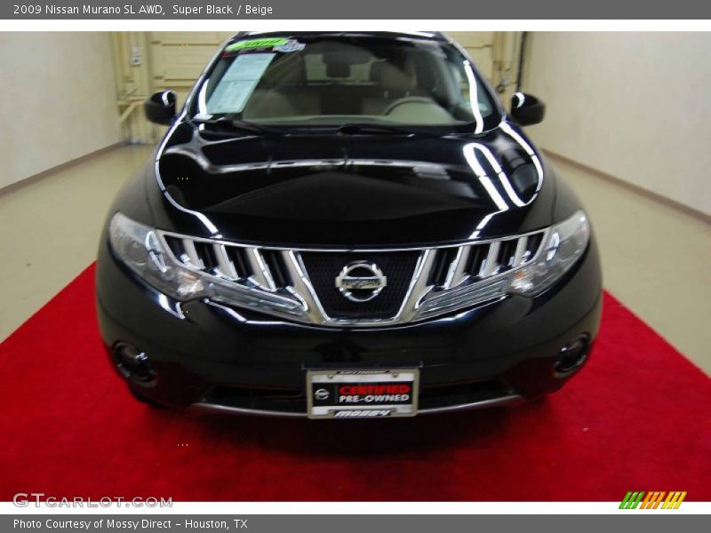 Super Black / Beige 2009 Nissan Murano SL AWD