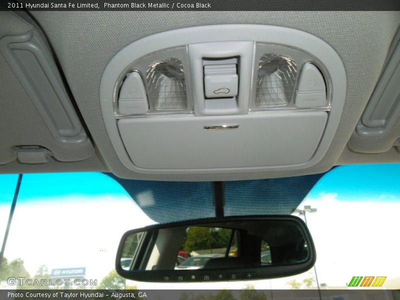 Phantom Black Metallic / Cocoa Black 2011 Hyundai Santa Fe Limited