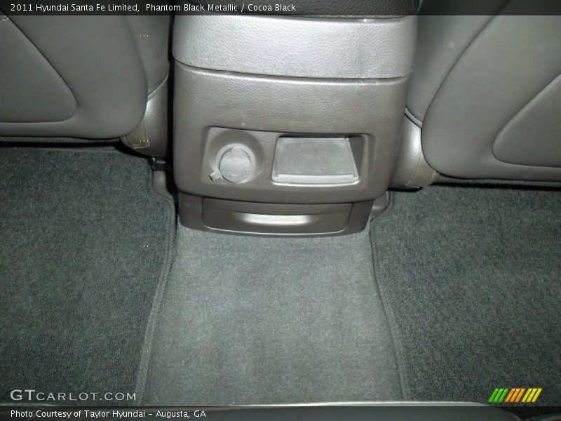 Phantom Black Metallic / Cocoa Black 2011 Hyundai Santa Fe Limited