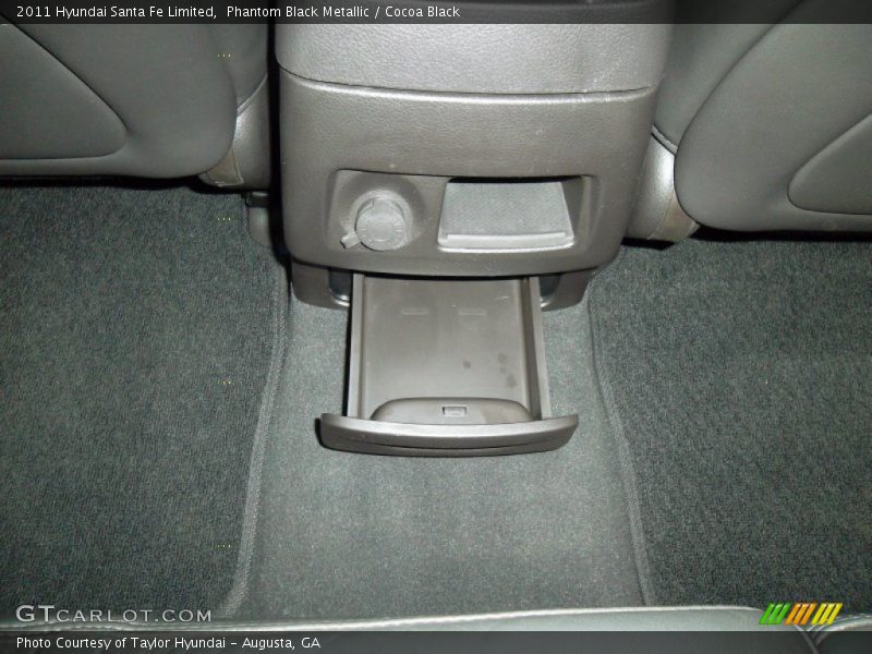 Phantom Black Metallic / Cocoa Black 2011 Hyundai Santa Fe Limited