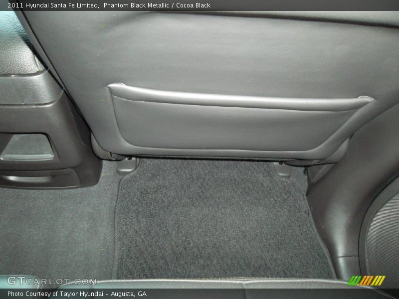 Phantom Black Metallic / Cocoa Black 2011 Hyundai Santa Fe Limited