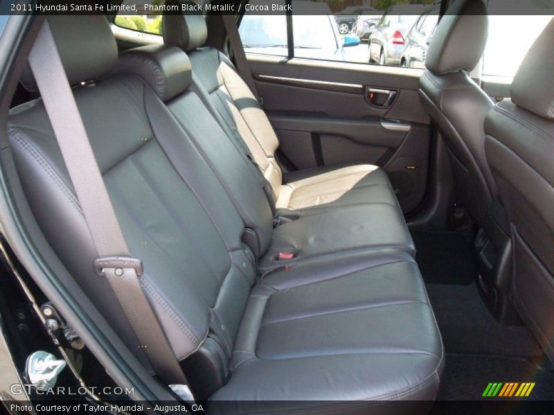 Phantom Black Metallic / Cocoa Black 2011 Hyundai Santa Fe Limited