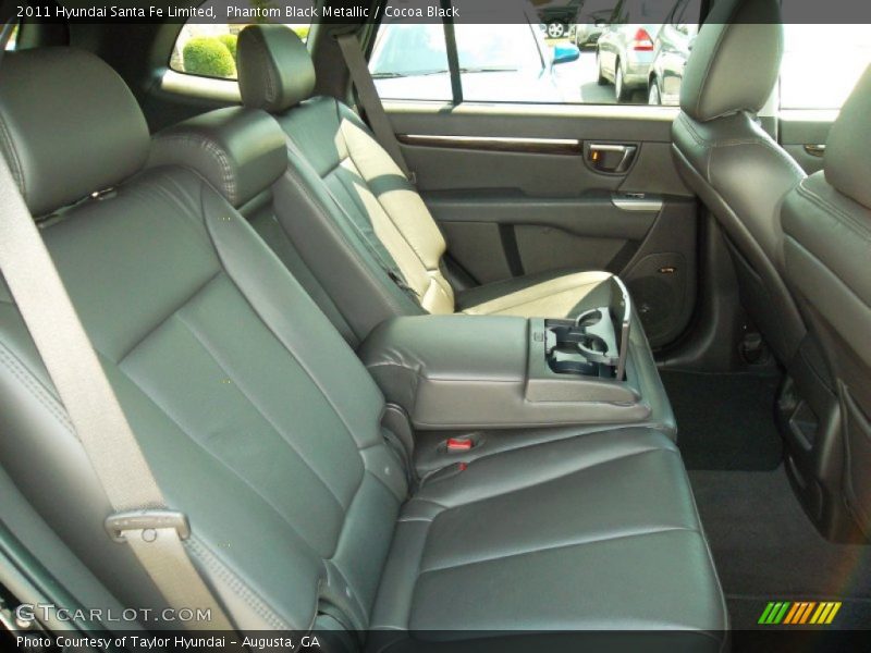 Phantom Black Metallic / Cocoa Black 2011 Hyundai Santa Fe Limited