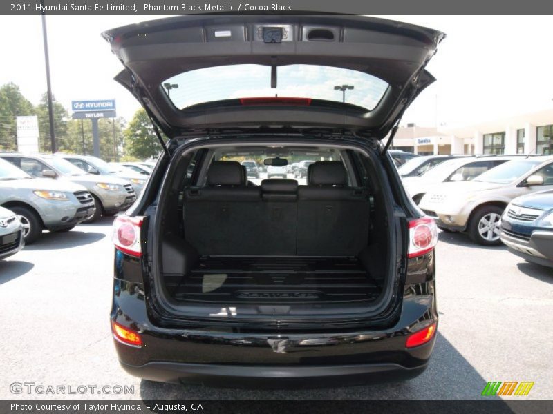 Phantom Black Metallic / Cocoa Black 2011 Hyundai Santa Fe Limited