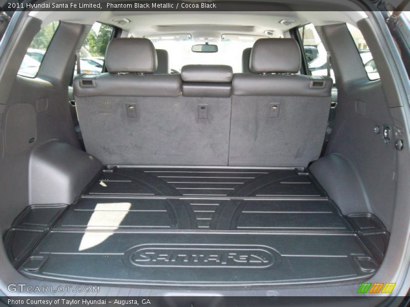 Phantom Black Metallic / Cocoa Black 2011 Hyundai Santa Fe Limited