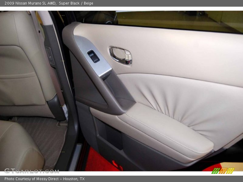Super Black / Beige 2009 Nissan Murano SL AWD