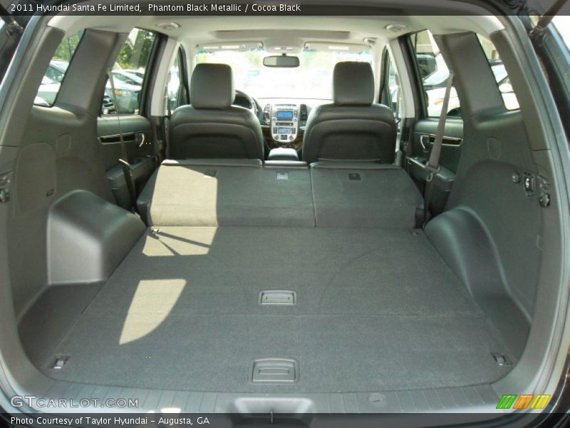 Phantom Black Metallic / Cocoa Black 2011 Hyundai Santa Fe Limited