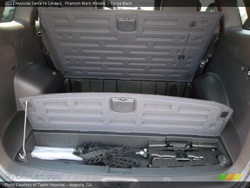 Phantom Black Metallic / Cocoa Black 2011 Hyundai Santa Fe Limited