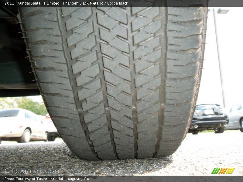 Phantom Black Metallic / Cocoa Black 2011 Hyundai Santa Fe Limited