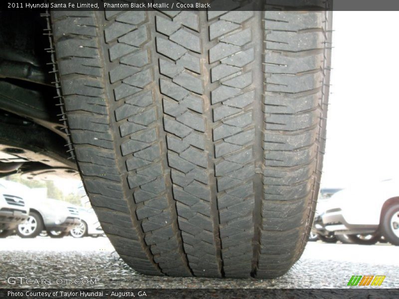 Phantom Black Metallic / Cocoa Black 2011 Hyundai Santa Fe Limited