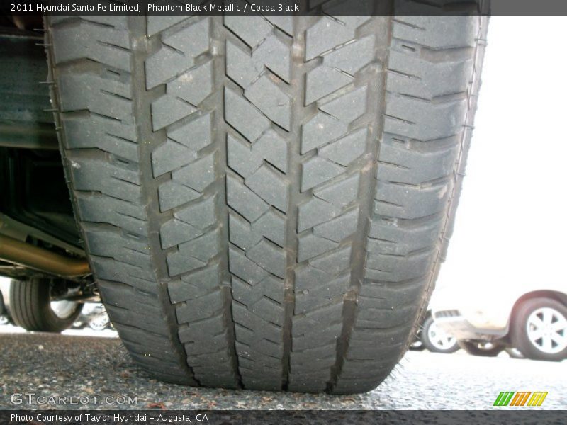 Phantom Black Metallic / Cocoa Black 2011 Hyundai Santa Fe Limited