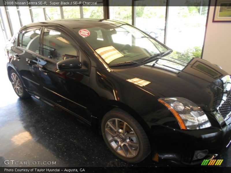 Super Black / SE-R Charcoal 2008 Nissan Sentra SE-R