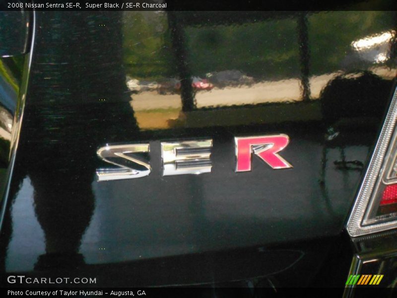 Super Black / SE-R Charcoal 2008 Nissan Sentra SE-R