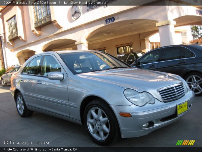 Brilliant Silver Metallic / Charcoal 2004 Mercedes-Benz C 320 Sedan