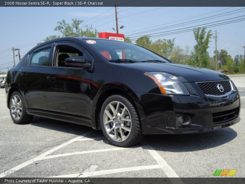 Super Black / SE-R Charcoal 2008 Nissan Sentra SE-R