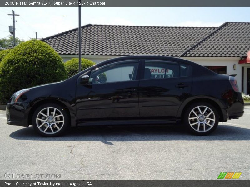 Super Black / SE-R Charcoal 2008 Nissan Sentra SE-R