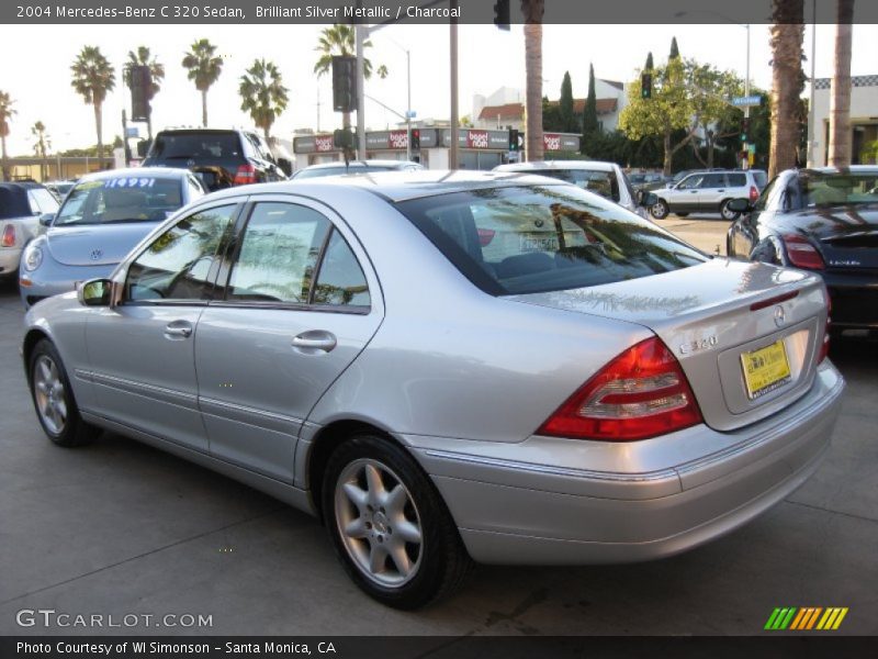 Brilliant Silver Metallic / Charcoal 2004 Mercedes-Benz C 320 Sedan