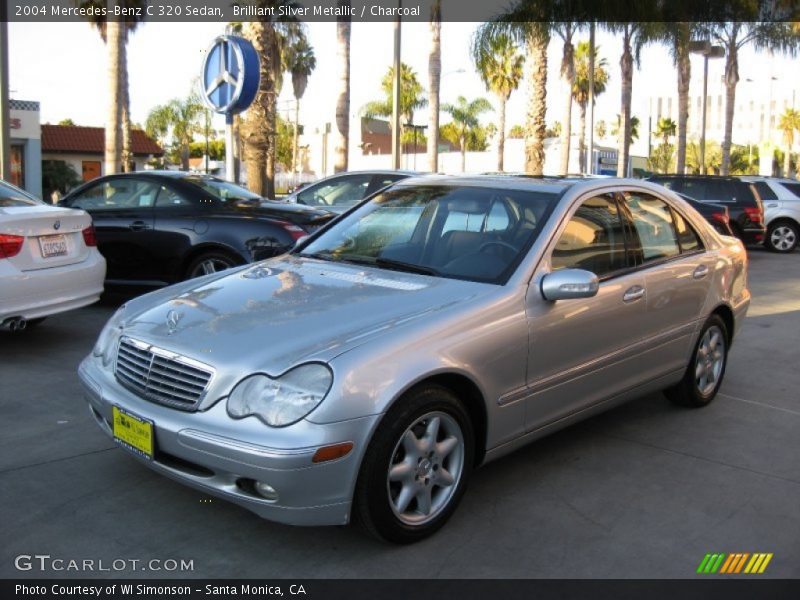 Brilliant Silver Metallic / Charcoal 2004 Mercedes-Benz C 320 Sedan