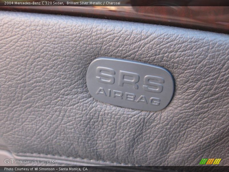 Brilliant Silver Metallic / Charcoal 2004 Mercedes-Benz C 320 Sedan