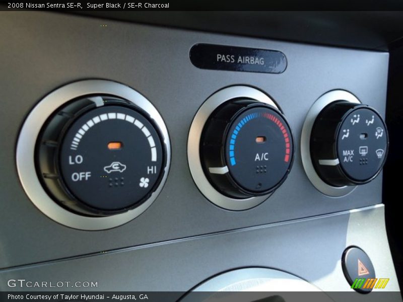 Controls of 2008 Sentra SE-R