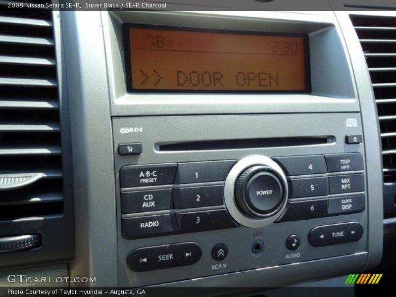 Super Black / SE-R Charcoal 2008 Nissan Sentra SE-R