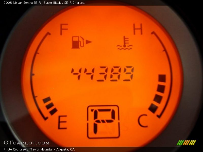Super Black / SE-R Charcoal 2008 Nissan Sentra SE-R