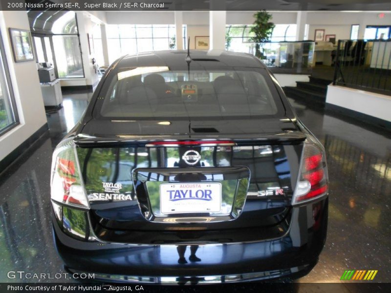 Super Black / SE-R Charcoal 2008 Nissan Sentra SE-R