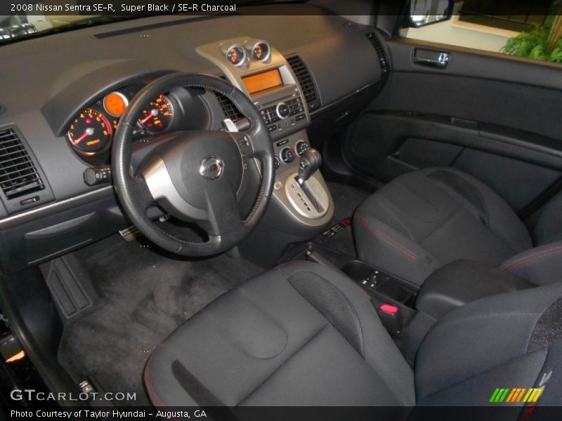 2008 Sentra SE-R SE-R Charcoal Interior