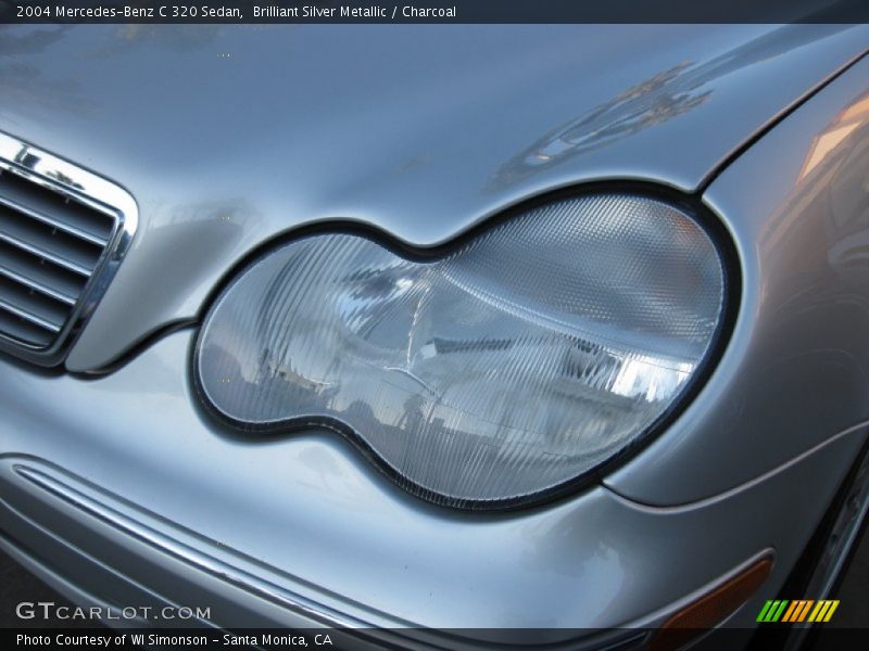 Brilliant Silver Metallic / Charcoal 2004 Mercedes-Benz C 320 Sedan